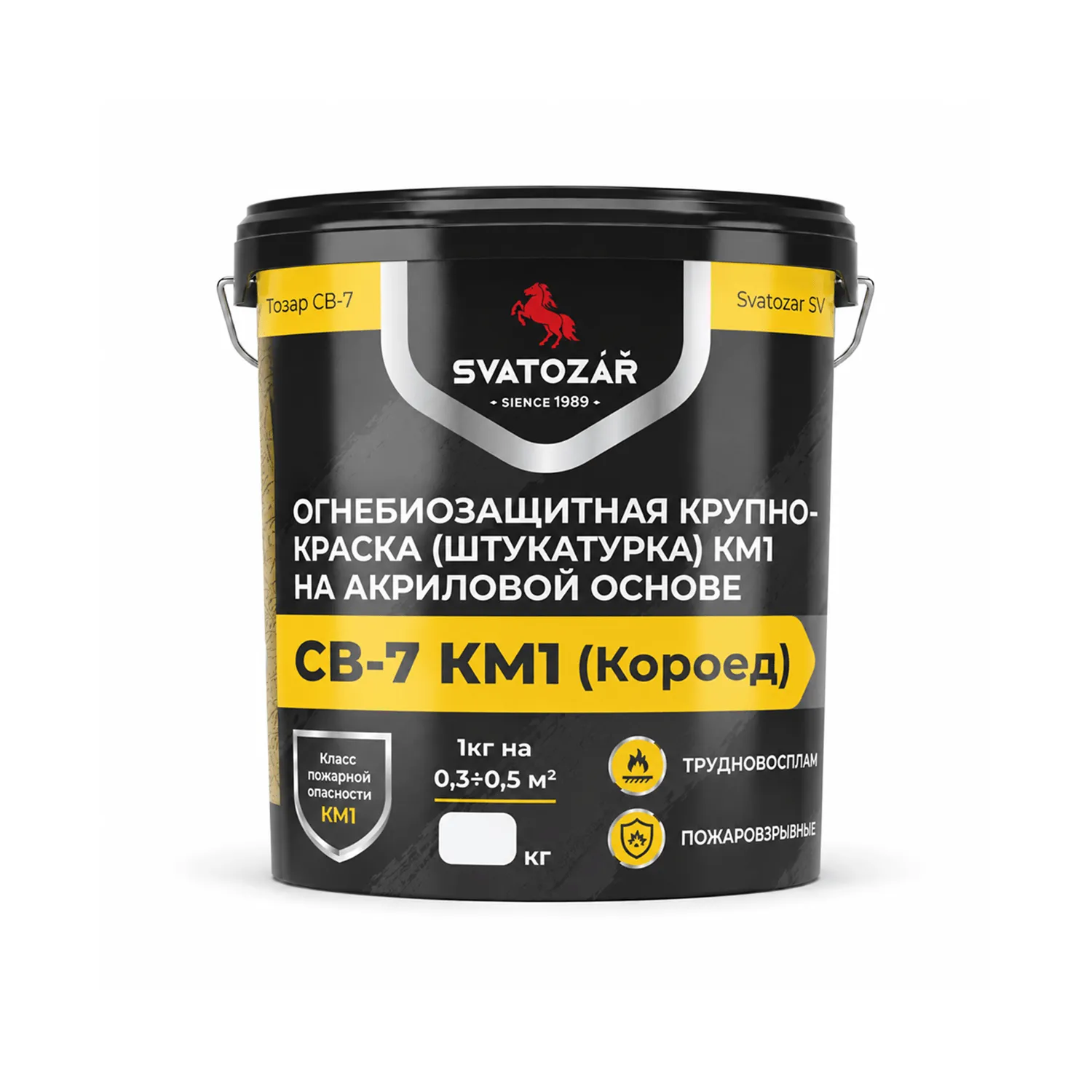 Крупно-фактурная краска SVATOZAR СВ-7 КМ1 Короед